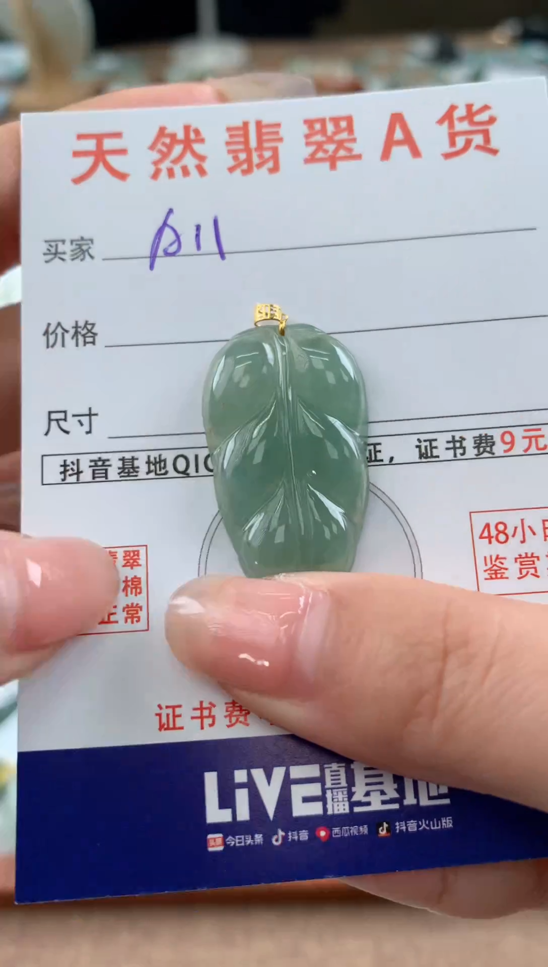 【闪购商品】翡翠颈饰18K金镶嵌多样性发其一