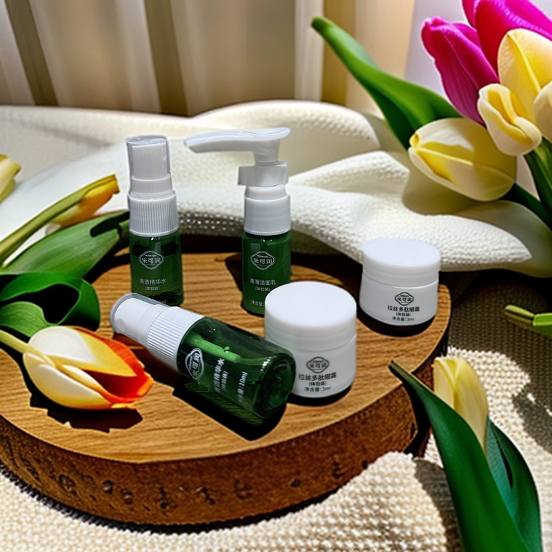 米可润试用装五件套（精华水2+眼霜2+洗面奶1）