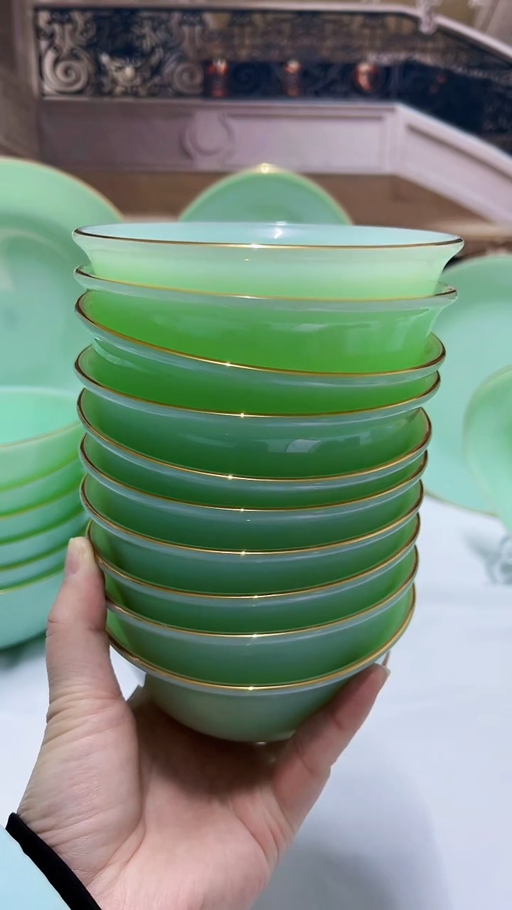 【闪购商品】...4.5英寸玉瓷碗10个口径11.5厘米 