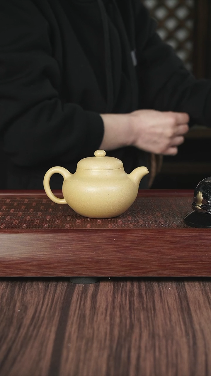 【闪购商品】紫砂茶壶新品 本绿  柿圆