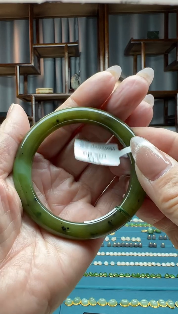 【闪购商品】和田玉颈饰未镶嵌手镯  53.5