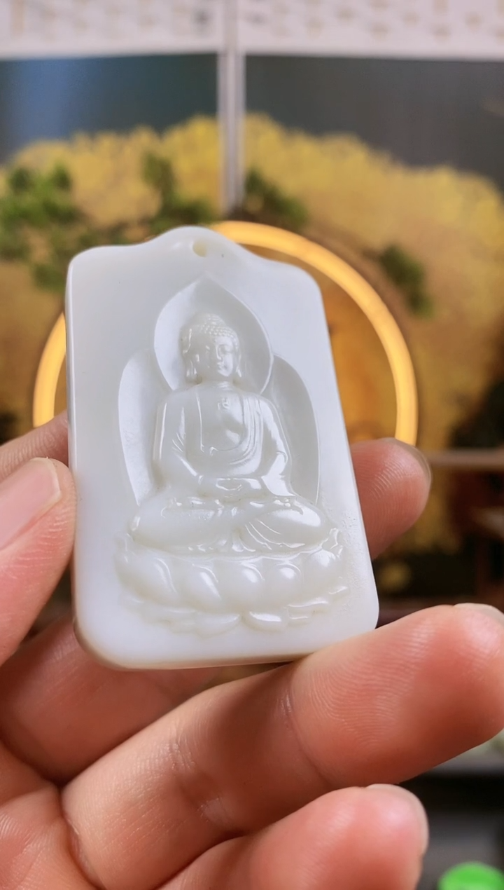 和田玉未镶嵌颈饰57