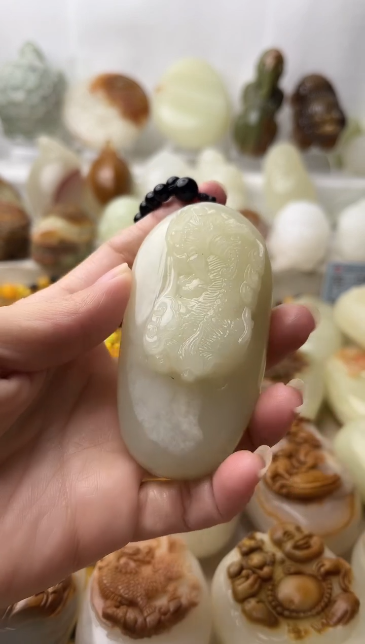 石材古青石棉纹正常不退换霸王貔貅