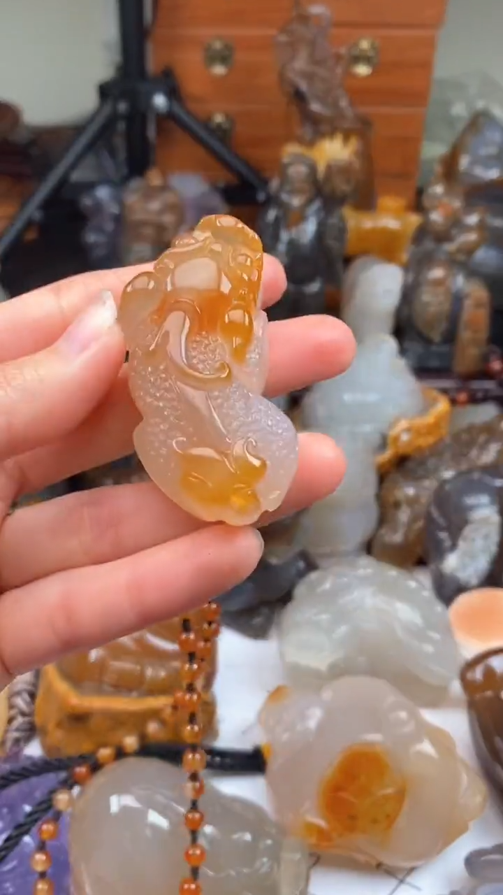 【闪购商品】玛瑙/玉髓颈饰未镶嵌AA