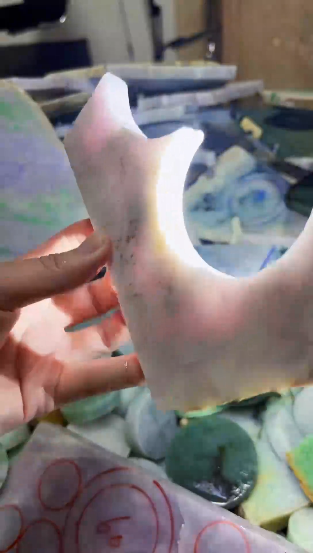 【闪购商品】翡翠颈饰未镶嵌A货白谭1354