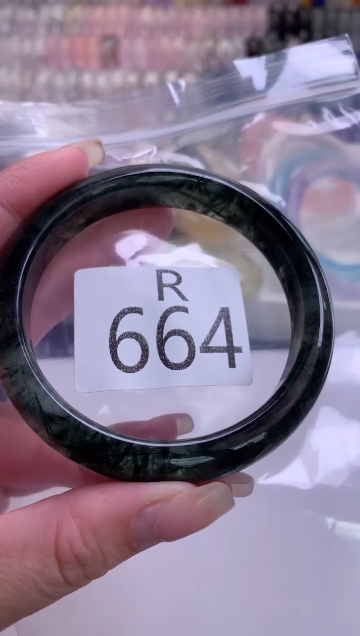 水晶珠宝半成品未镶嵌?****?水晶手镯664-60