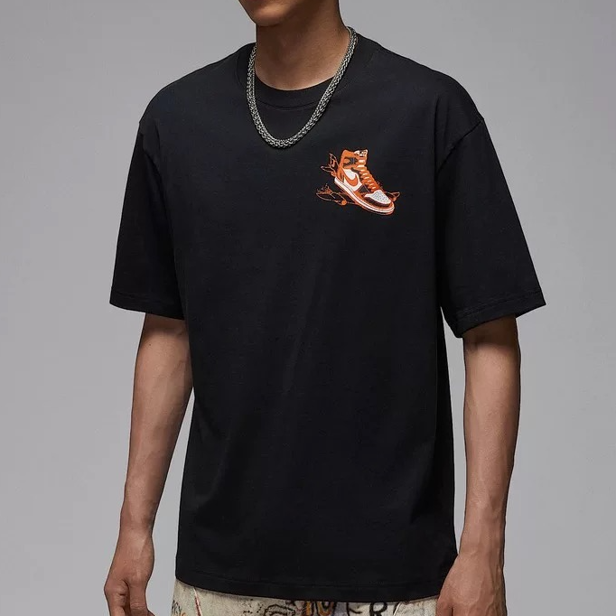 【HN荟聚NK】Nike 男子时尚印花运动休闲圆领T恤短袖HQ8973010
