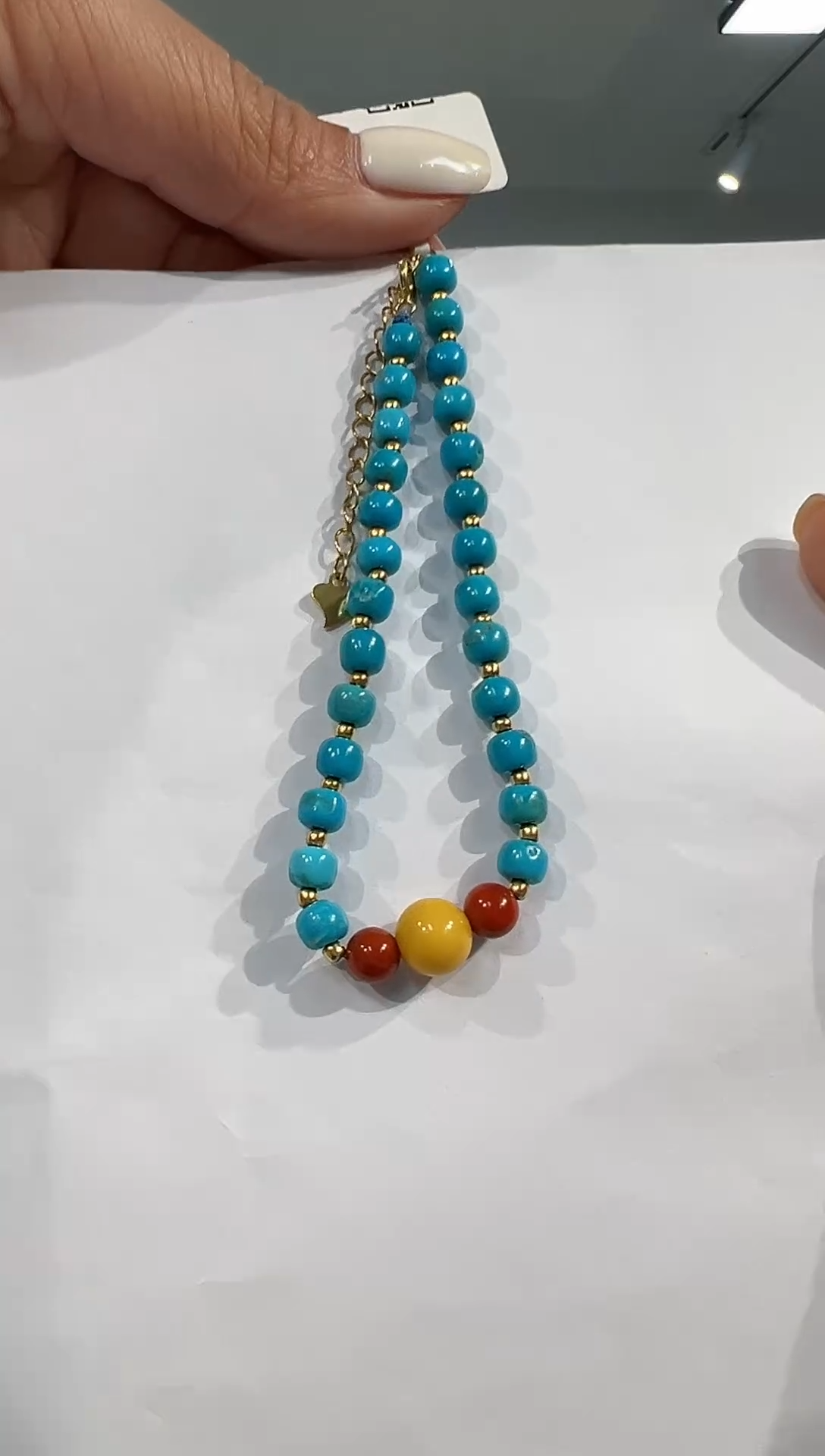 【闪购商品】绿松石手串银S925镶嵌发货一件