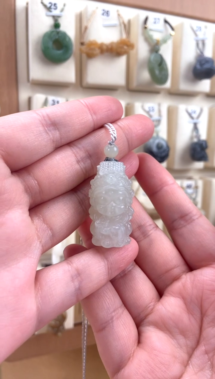 【闪购商品】和田玉颈饰未镶嵌妈祖吊坠