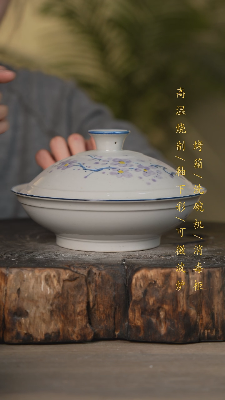【闪购商品】碗景德镇高温釉下彩可微波烤箱洗碗机