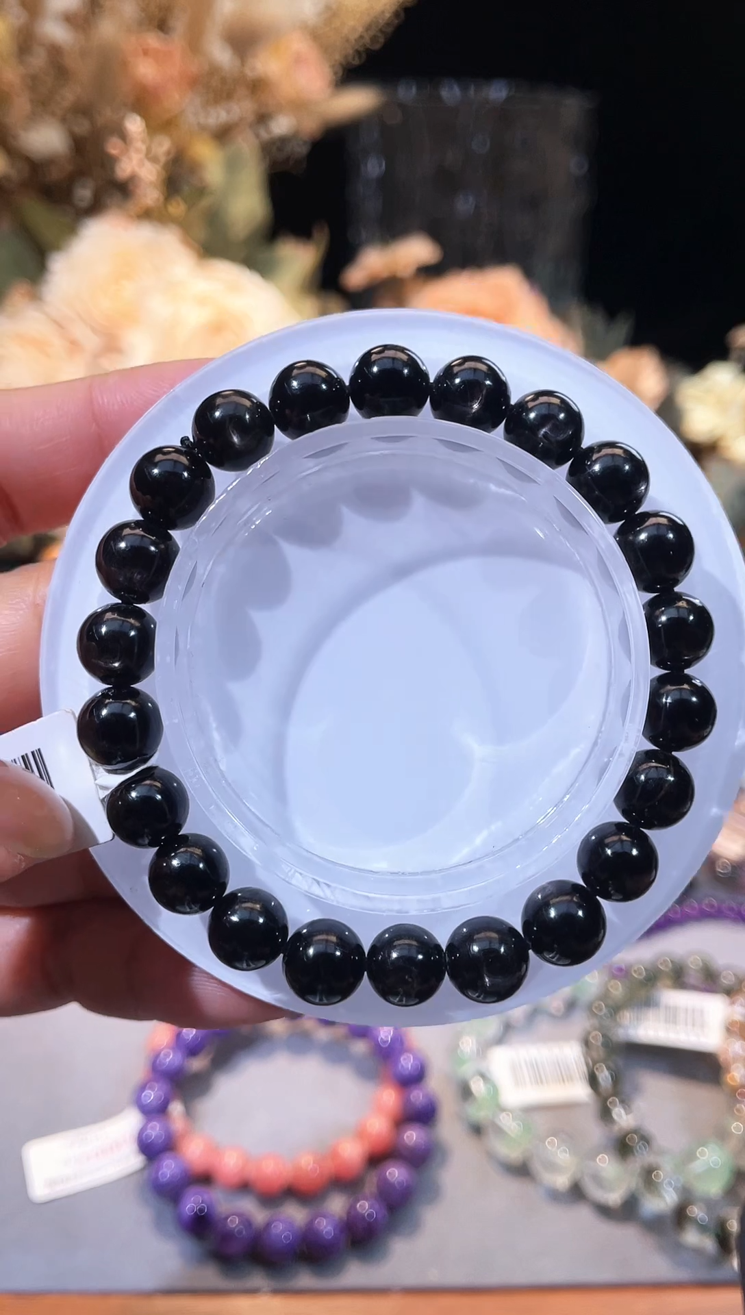 未镶嵌辉石手串金运石8m+