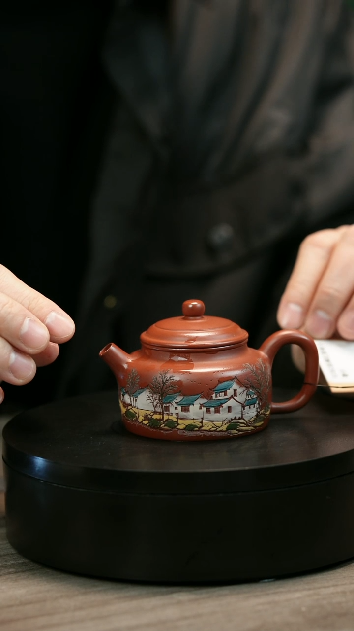 茶壶紫砂富*龙H2382赵翠虹彩绘小德中