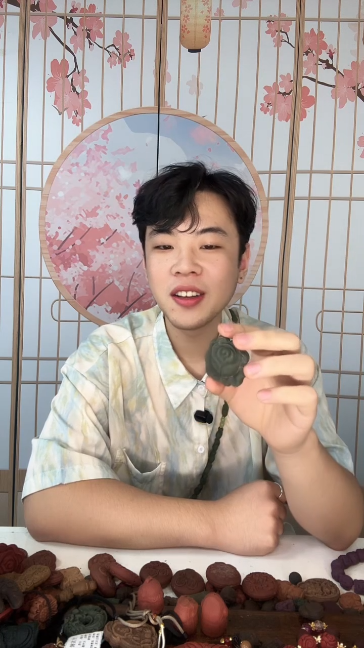 泥塑A****༺贵妃经络大花朵