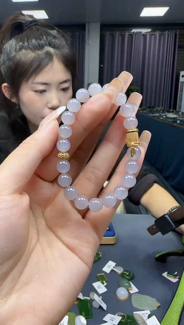 【闪购商品】和田玉手串银S925镶嵌1