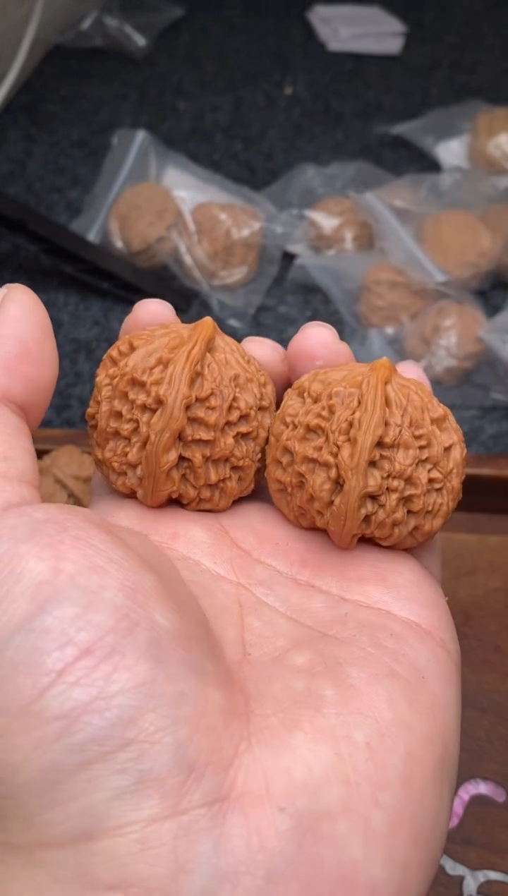 【闪购商品】文玩核桃把件G175号41尺水龙纹