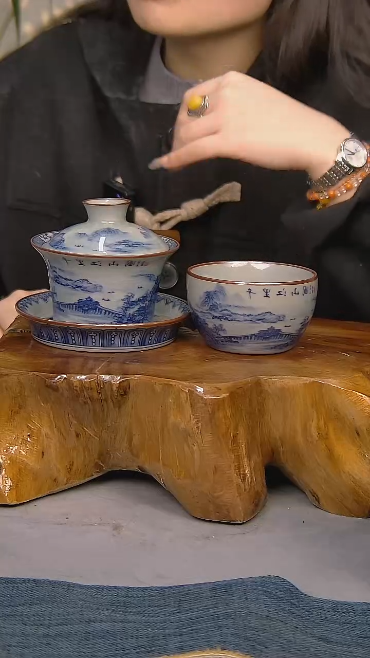 【闪购商品】2件套陶瓷茶具家用简装系列