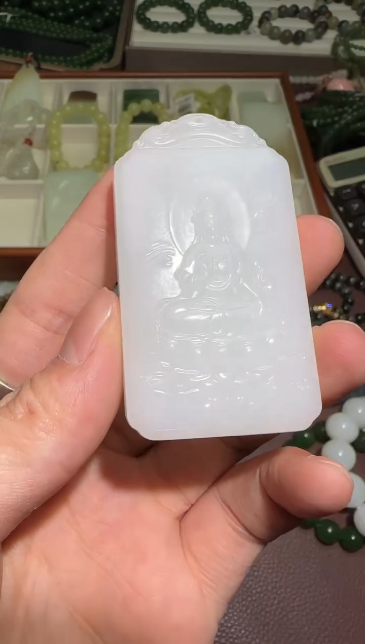 【闪购商品】和田玉【钰215】42未镶嵌9007