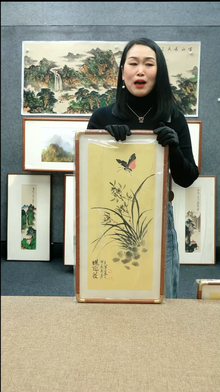【闪购商品】国画33*66夏寒老师花鸟