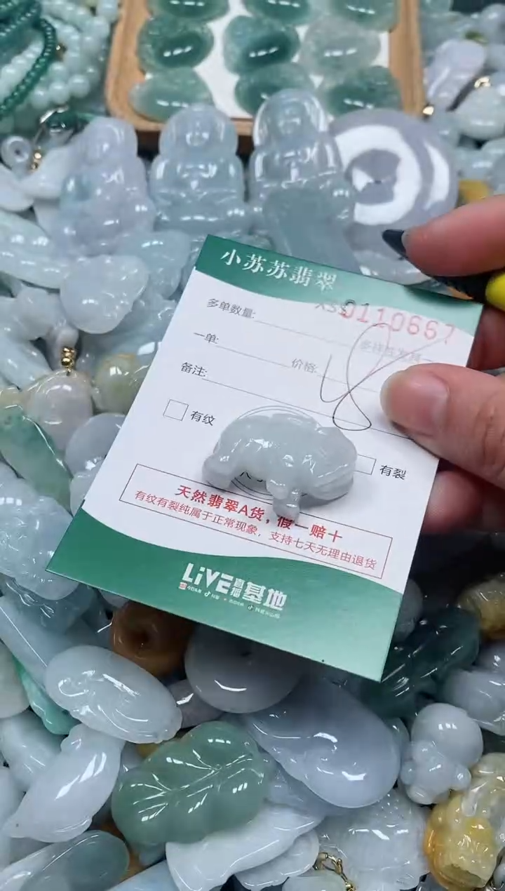 【闪购商品】翡翠颈饰未镶嵌闪购商品0110667