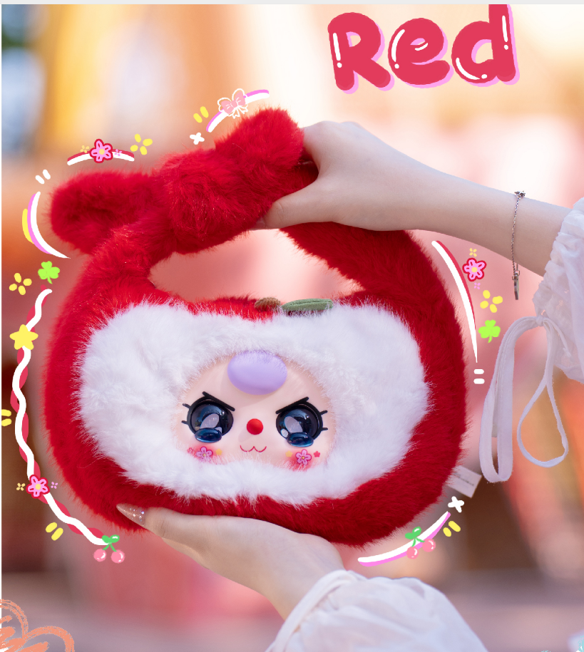 【娃果果】Babythree娃三岁娃果果手提包毛绒盲袋潮玩挂件可爱