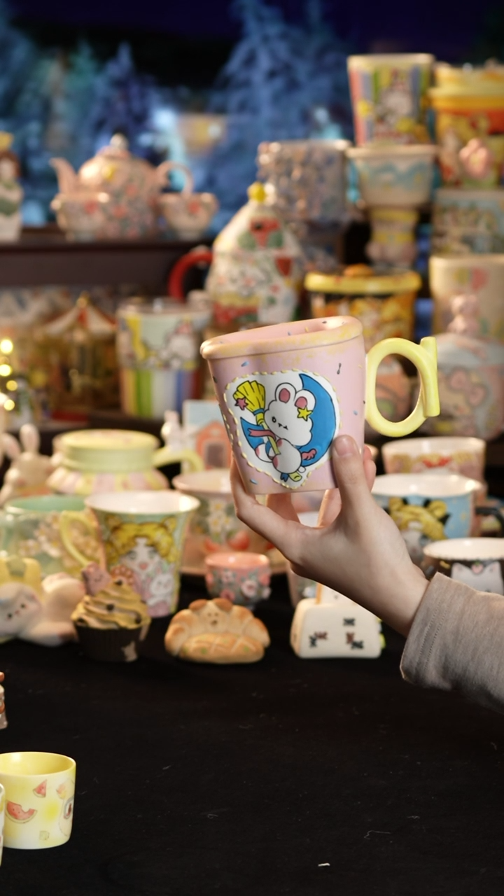 其他陶景德镇釉下彩手绘设计师款陶瓷