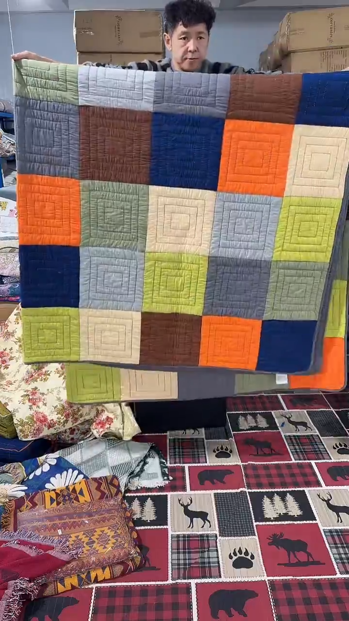 棉全棉真拼240*260三件套