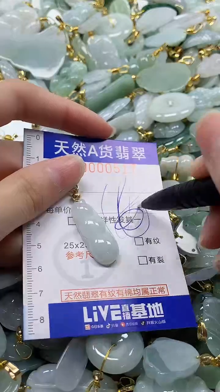 颈饰未镶嵌翡翠纯天然a货翡翠