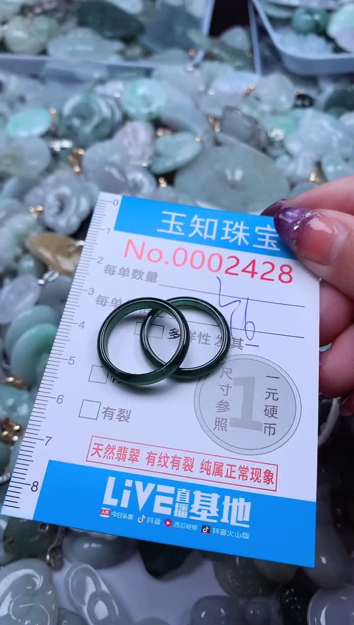 翡翠未镶嵌吊坠(不含链)2428