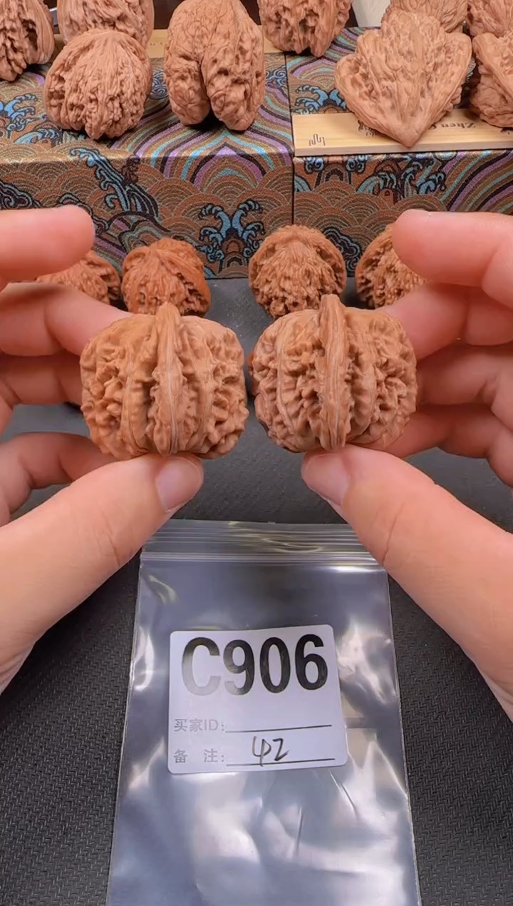 吊坠文玩核桃42秦皇楼906