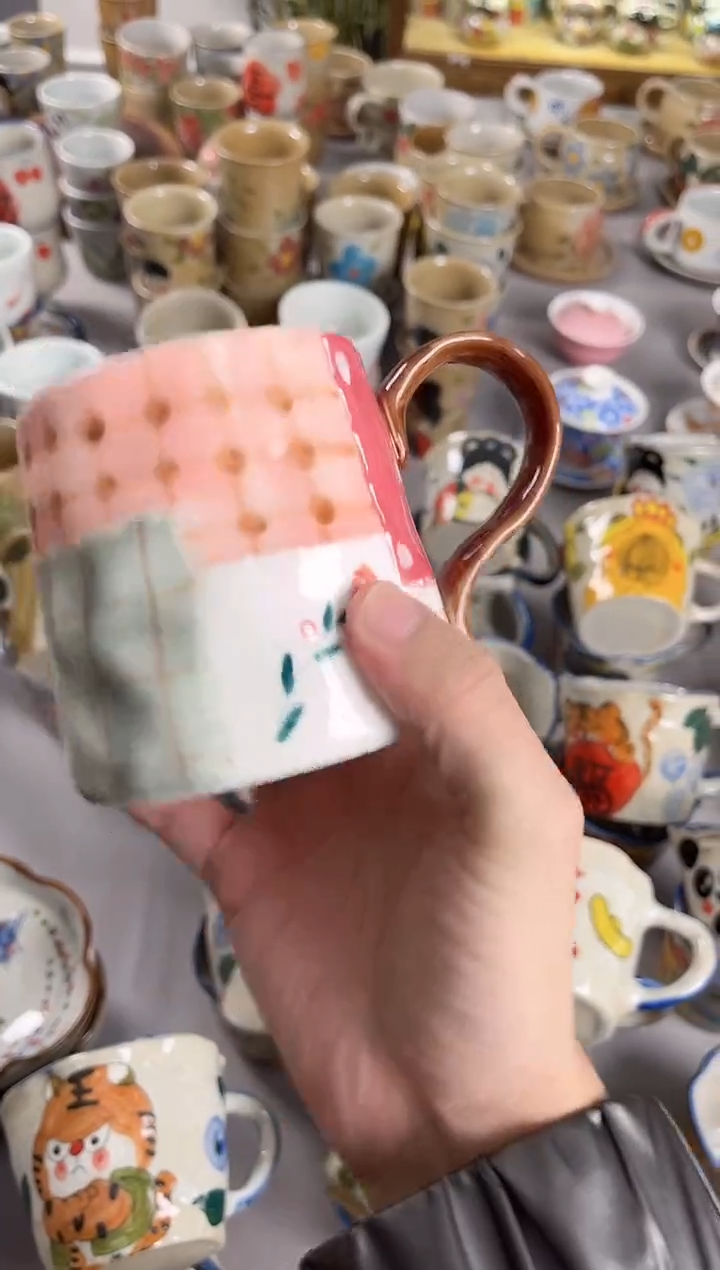【闪购商品】瓷片手绘高温釉下彩陶瓷