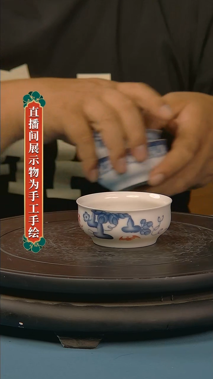 摆件景德镇陶瓷青花摆件17