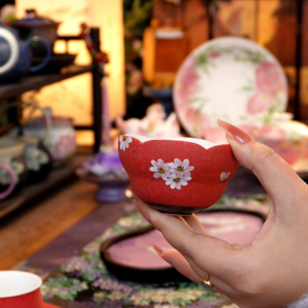 【红色小雏菊葫芦杯】