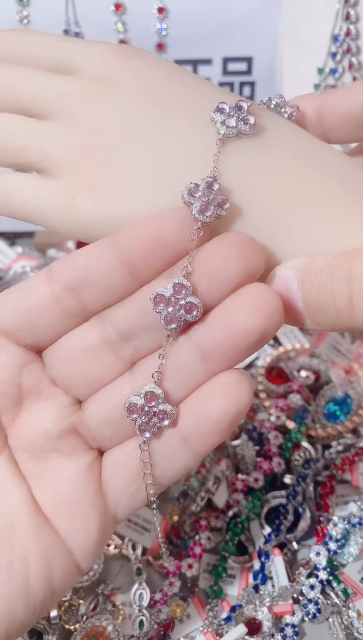 未镶嵌手链碧玺  