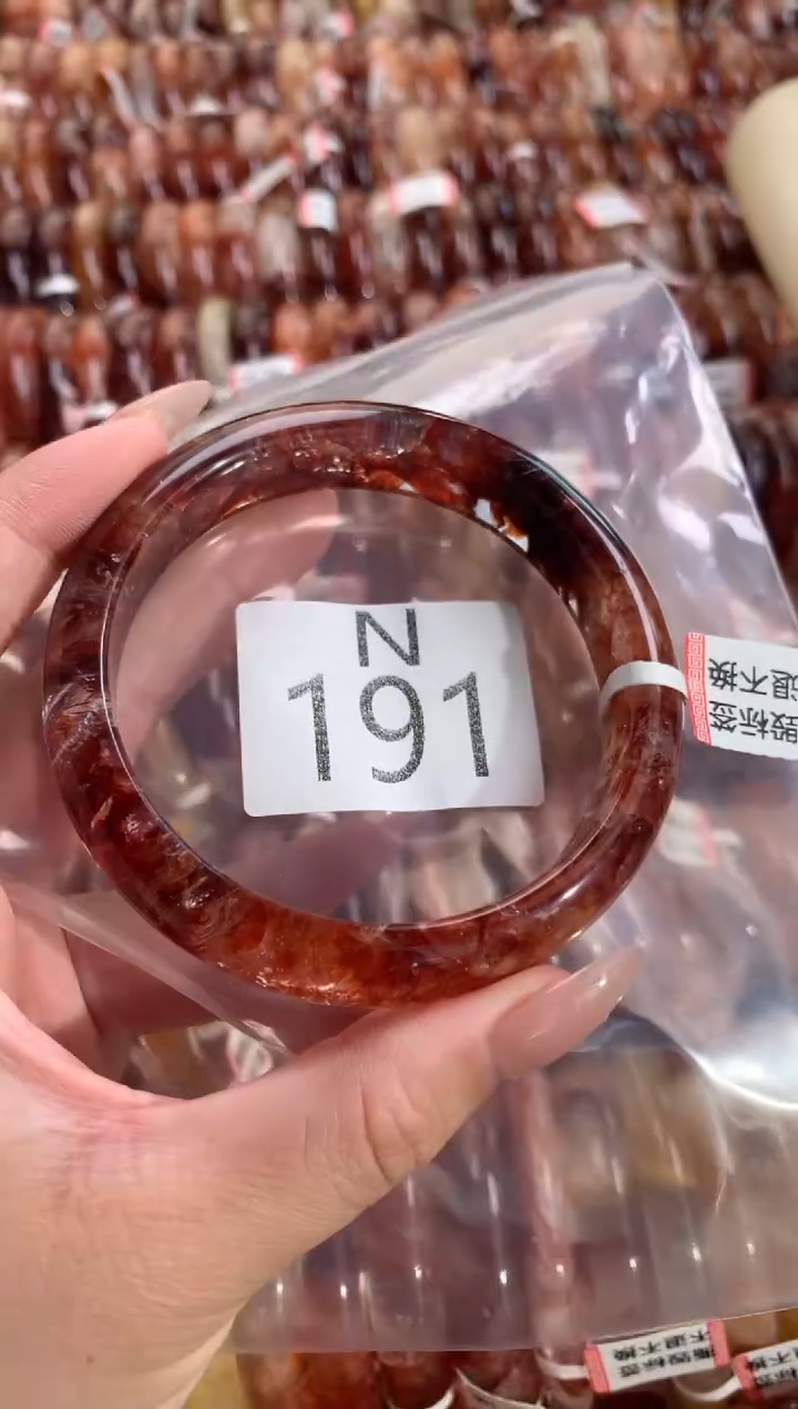 水晶珠宝半成品未镶嵌水晶手镯191-64
