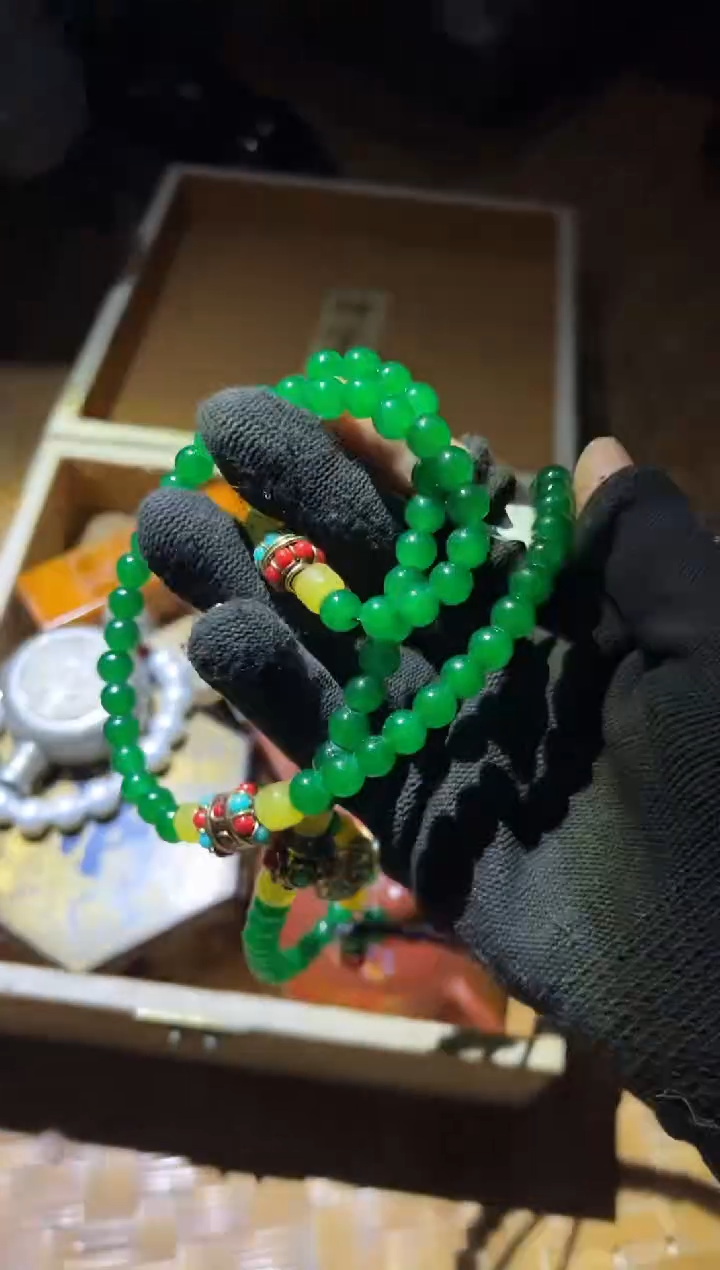 【闪购商品】翡翠手链未镶嵌20财财财财财财财财财财