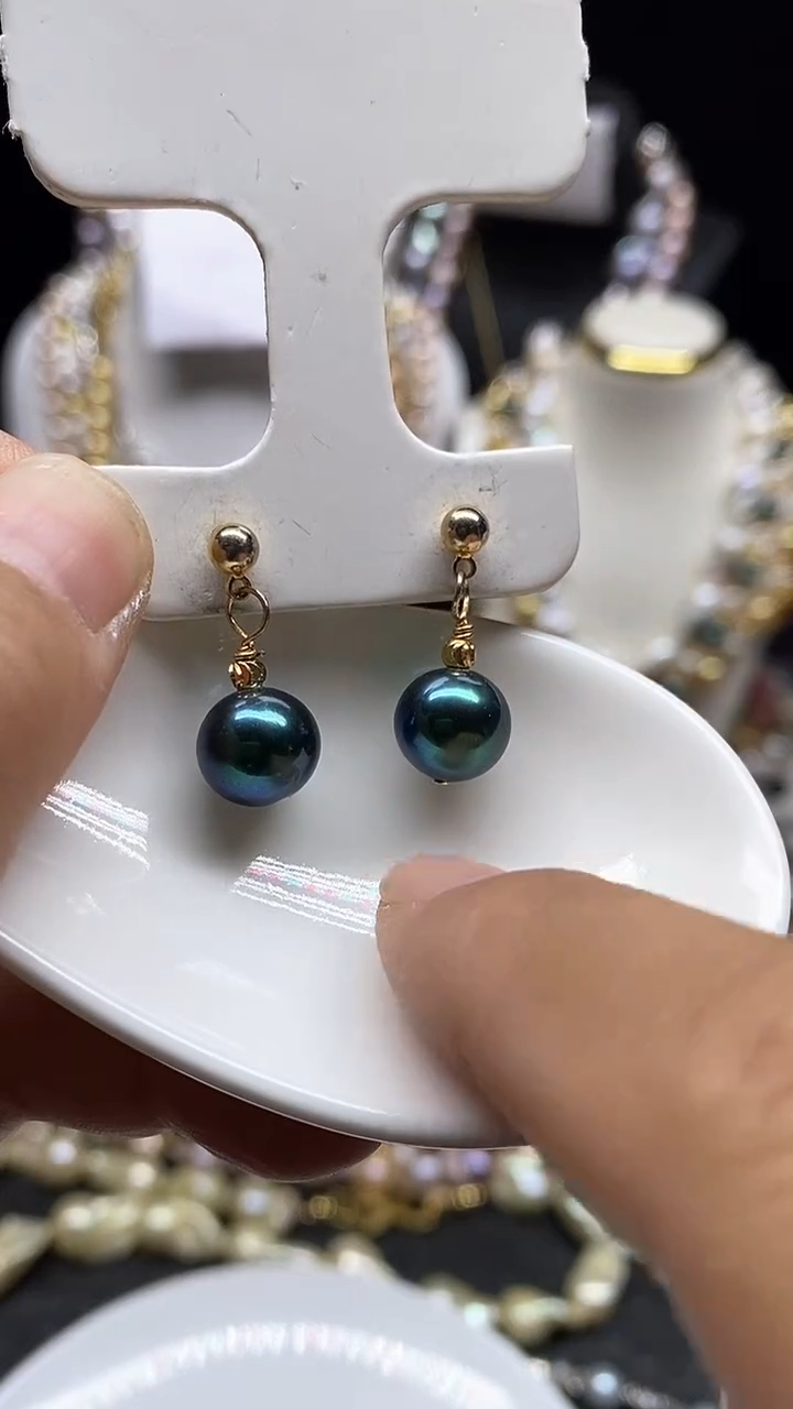 【闪购商品】淡水珍珠耳饰未镶嵌多人