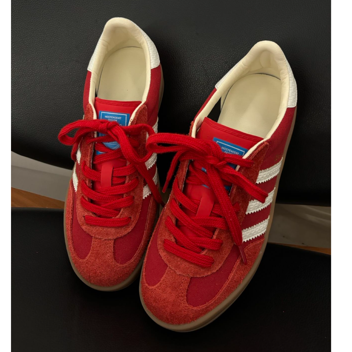 YT推荐 红色平底系带鞋