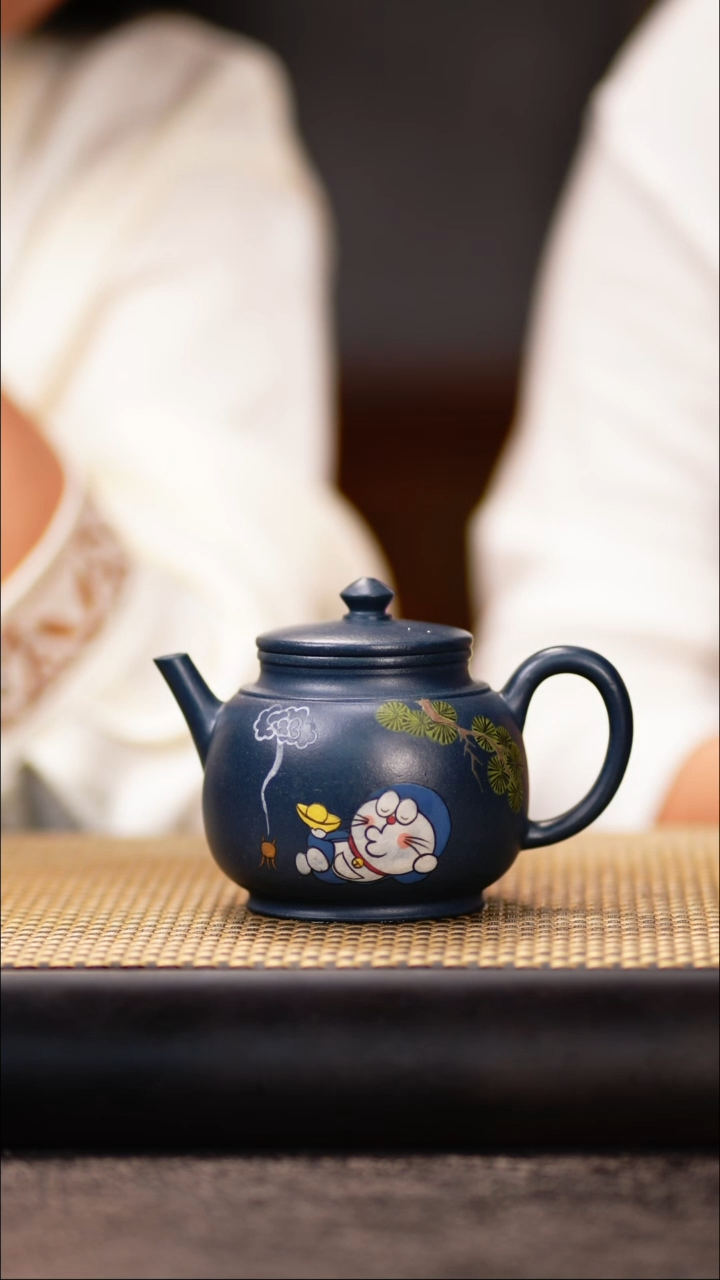 ZCY25绿泥 宫灯（哆啦A梦躺平）