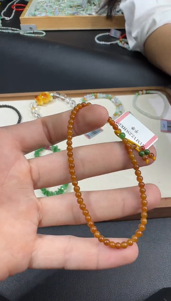 未镶嵌手串翡翠S0923-S1680-396