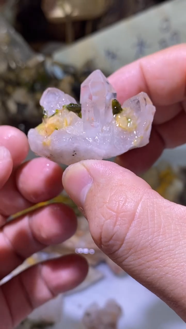 未镶嵌珠宝半成品水晶119号四川超七花园水晶