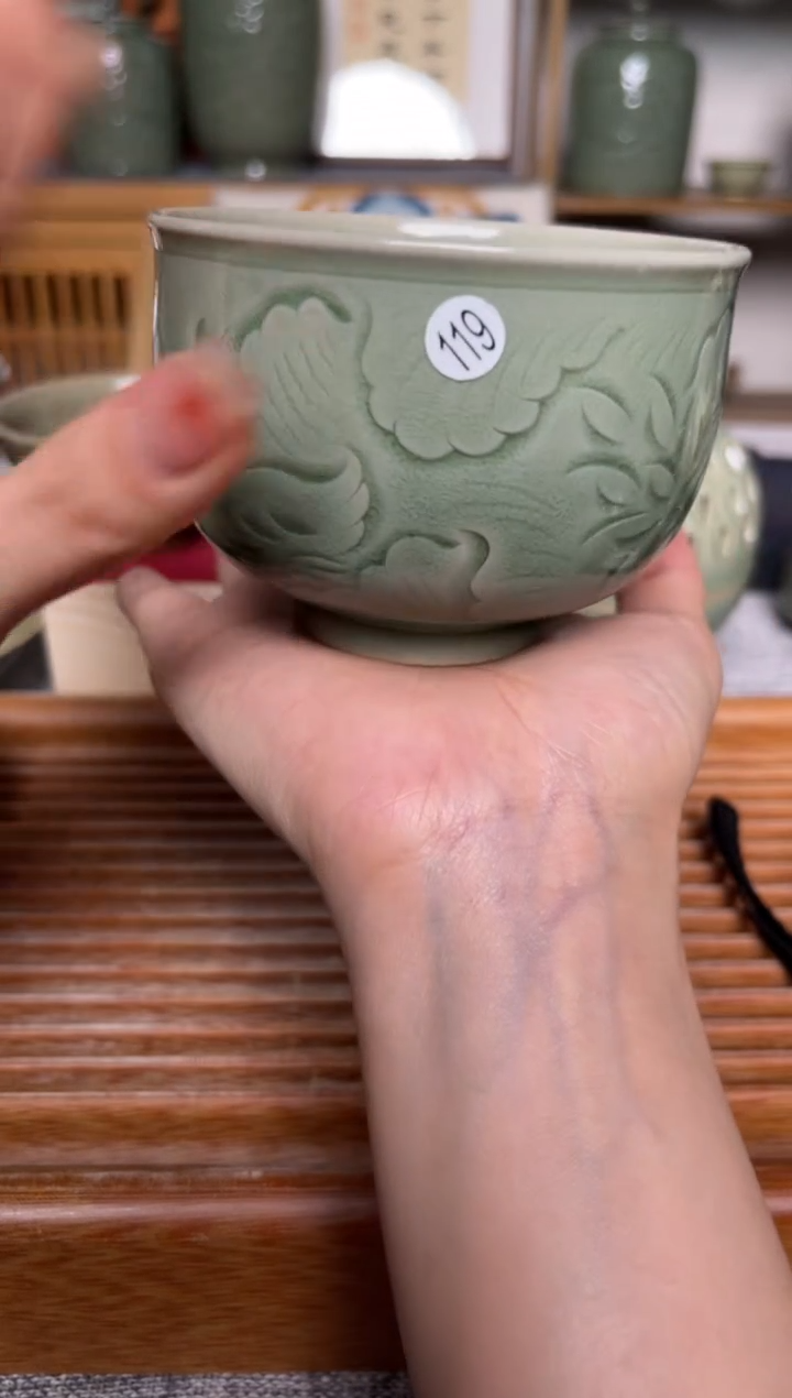 【闪购商品】其他119纯手工秘色大缸杯