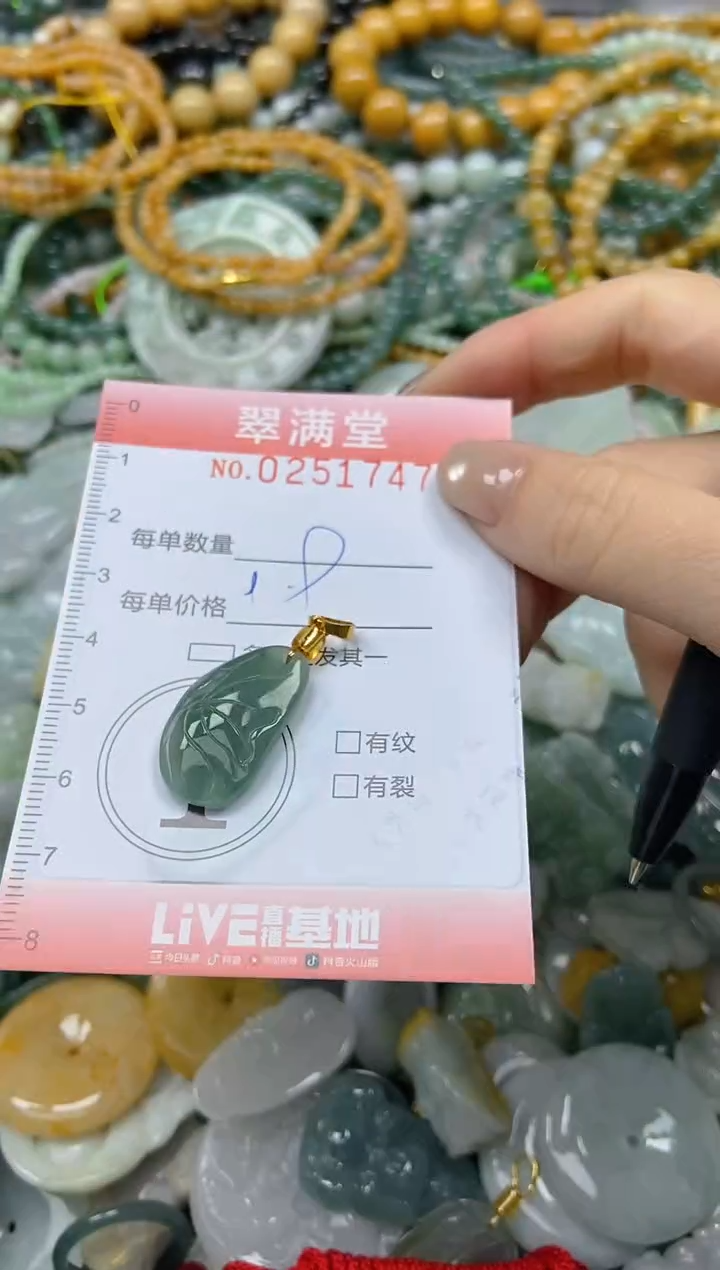 未镶嵌挂件翡翠闪购0251747