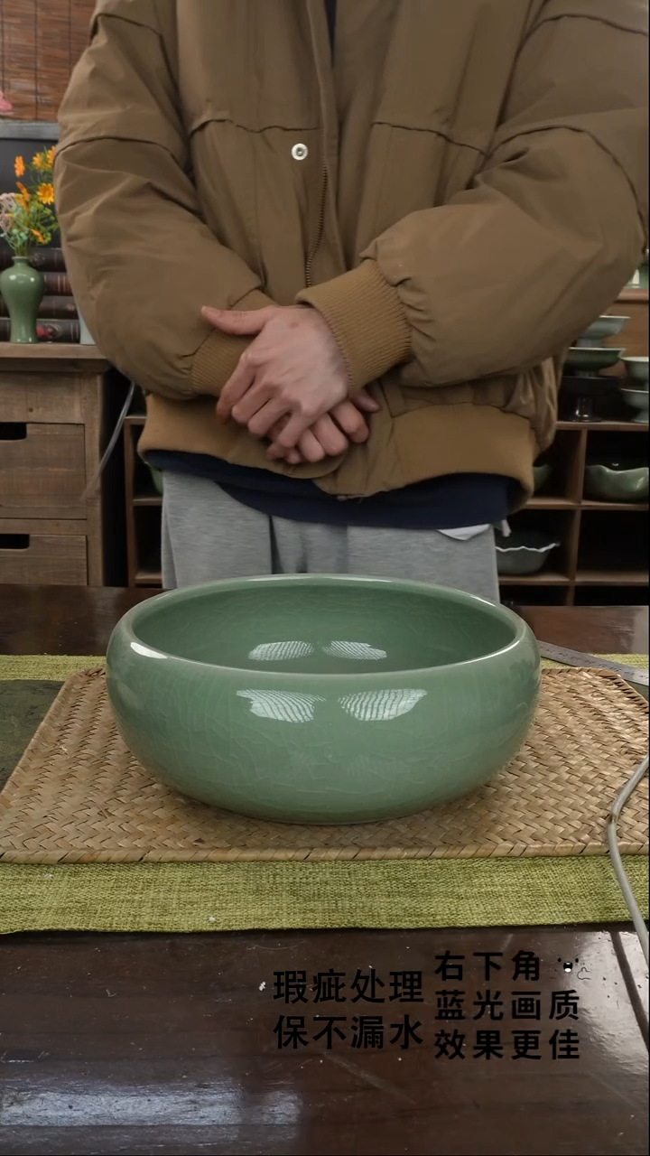 陶瓷禅定茶洗A-20（直径）次品保不漏水外观不完美