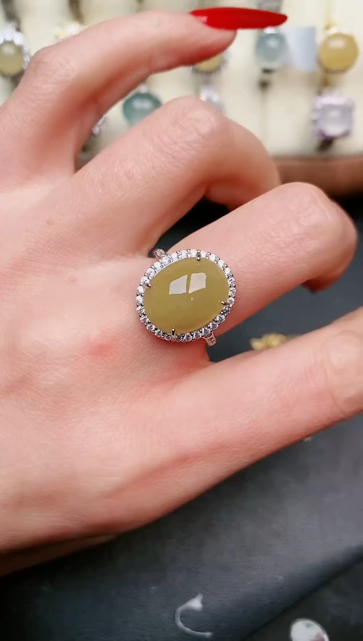 【闪购商品】翡翠戒指银S925镶嵌.....