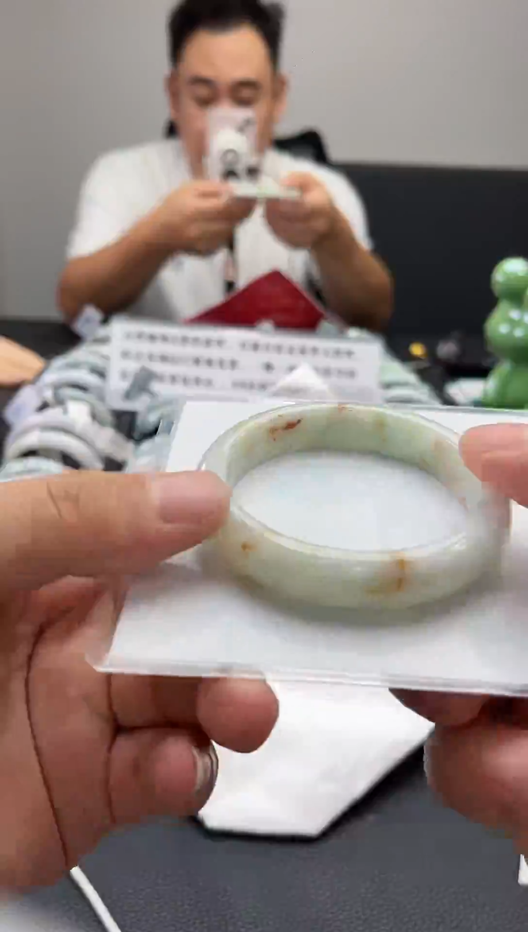 未镶嵌手镯翡翠翡翠1   正圈5556