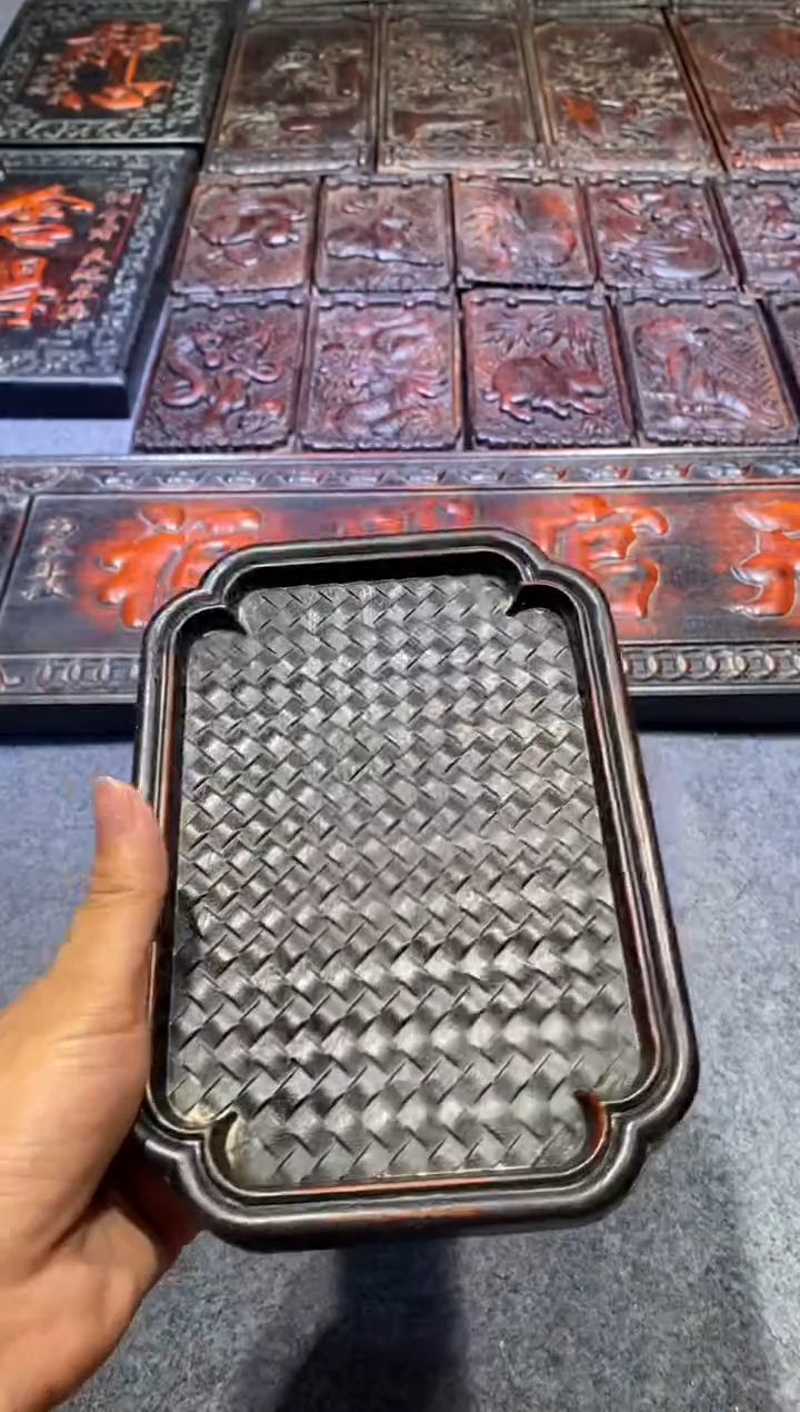 檀香紫檀（小叶紫檀）紫檀拆件雕刻板以直播间实物为准