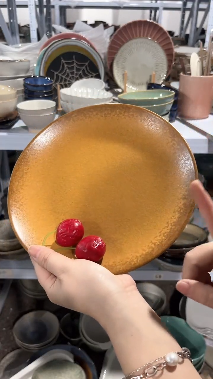 【闪购商品】瓷片外贸尾货瑕疵满20包邮X E4D小盘