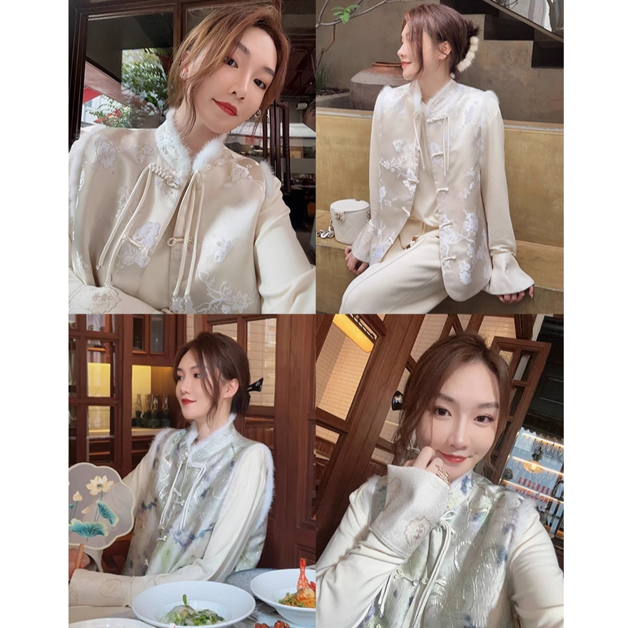 陈大猪【兰亭序】是国风美亲子马甲外套秋冬新国风-DLD317304