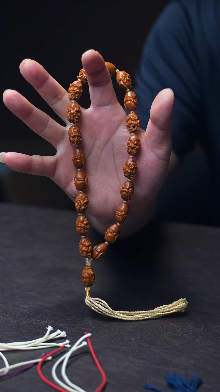 橄榄核手串/手链小籽单面十八罗汉