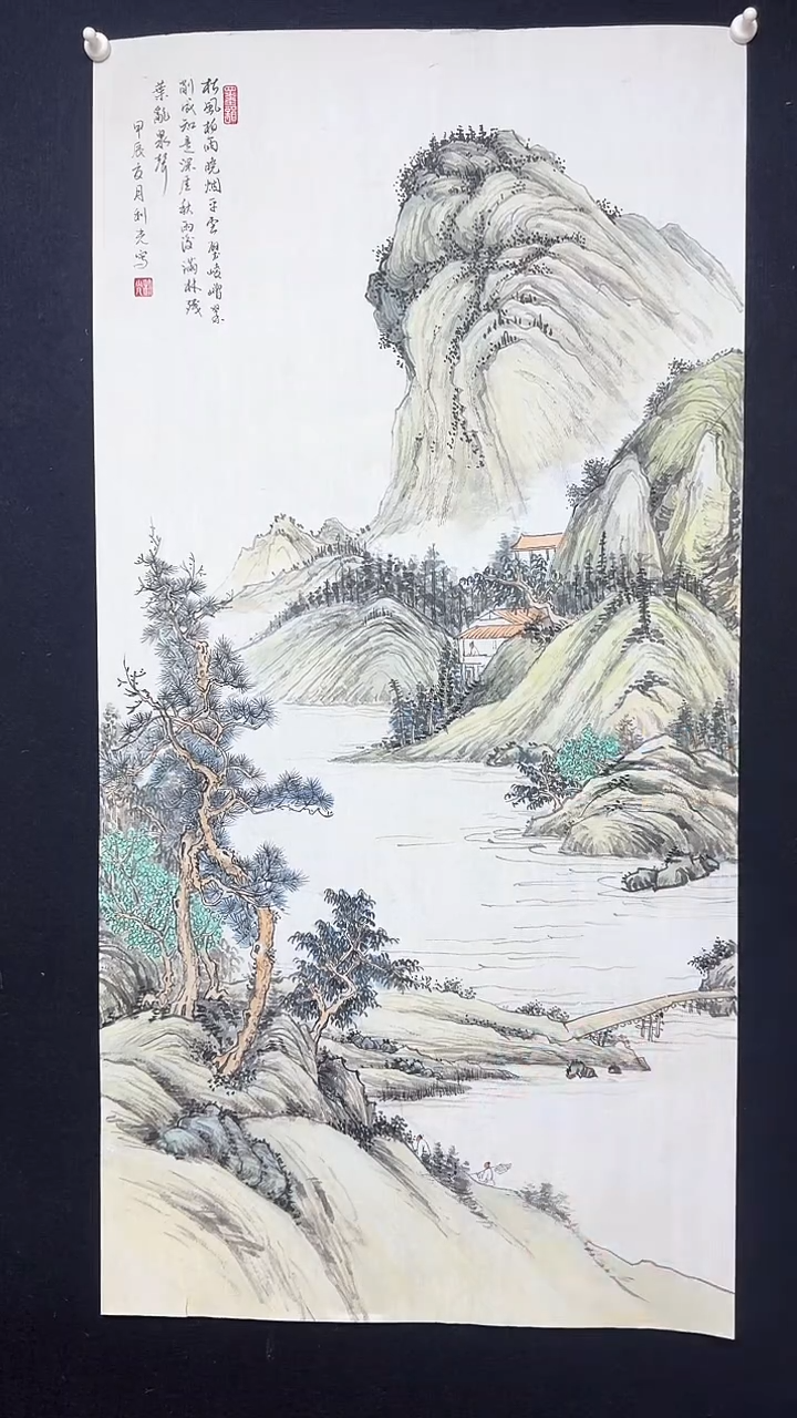 【闪购商品】国画绘画山水松风